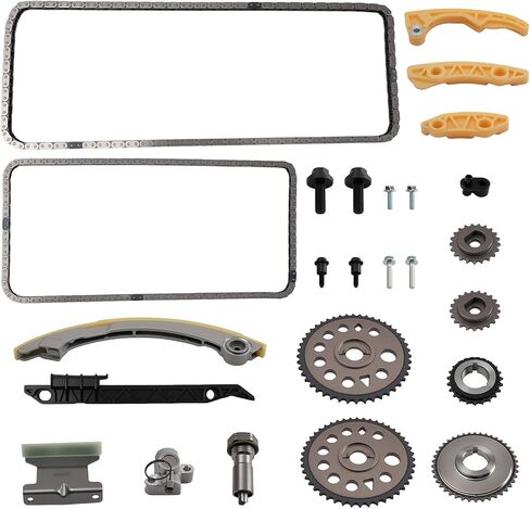 maXpeedingrods 94201S Timing Chain Kit for Chevrolet Cobalt Malibu HHR Pontiac G5 Saturn Ion Cavalier Sunfire Vue Oldsmobile Alero Grand Am Pursuit Saturn L100 2000-2008 L4 2.0L 2.2L 2.4L 9-4202S in Saudi Arabia