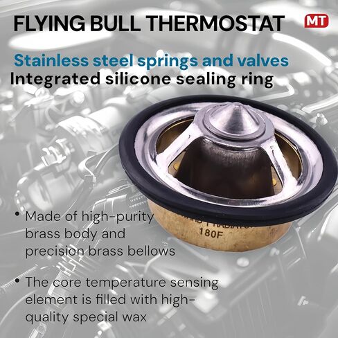 Flying Bull Thermostat DZ120917 DZ100555 RE522076 متوافق مع محرك John Deere 4045 6068 6081 6090 Windrower D450 R450 Loader 210LJ 310J 315SJ 325J 410J 710J 844J. in Kuwait