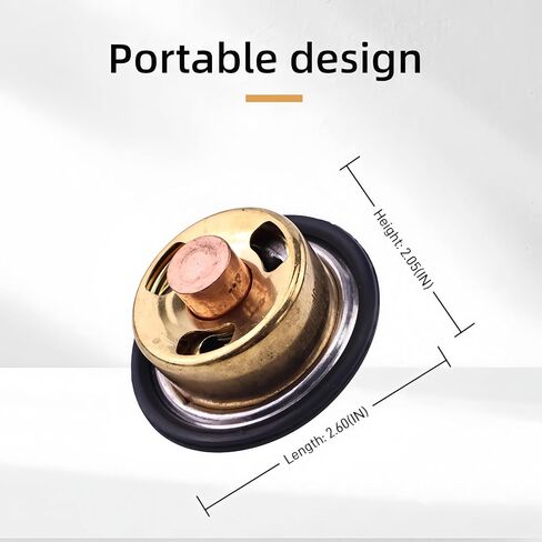 Flying Bull Thermostat DZ120917 DZ100555 RE522076 متوافق مع محرك John Deere 4045 6068 6081 6090 Windrower D450 R450 Loader 210LJ 310J 315SJ 325J 410J 710J 844J. in Kuwait