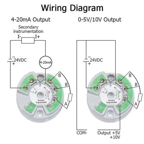 1PCS Intelligent Temperature Transmitter PT100 Sensor Module 4-20mA 0-5V 10V Output Anti-Interference Temperature Transducer(0-5V -100-100C) in Kuwait