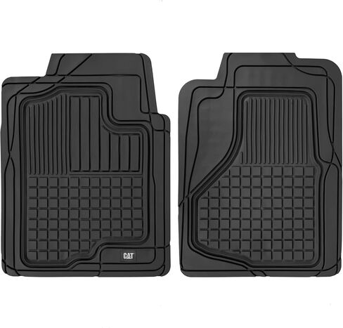 Cat Car Floor Mats for Trucks, Cars - Reservoir Deep Dish All-Weather Car Mats, Waterproof Automotive Floor Liners for Cars Trucks SUV, Universal Car Accessories, Black in Saudi Arabia