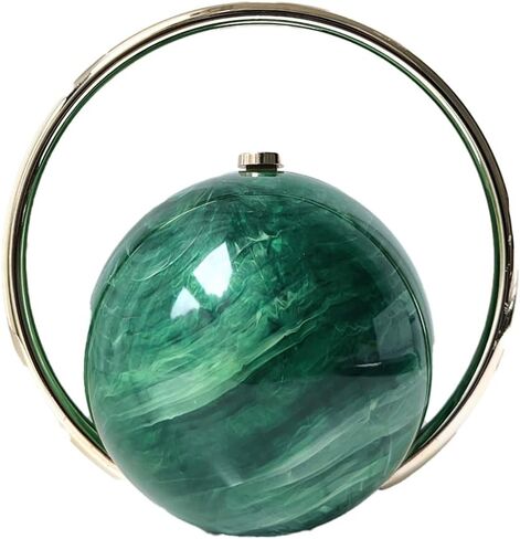 حقيبة يد مسائية على شكل كرة رخامية للنساء، حقائب يد أنيقة وحقائب سهرة فاخرة للحفلات وحفلات الزفاف in Kuwait