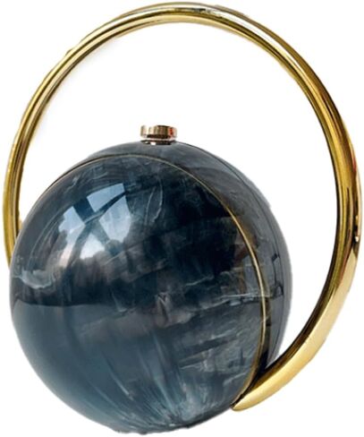 Marble Ball Evening Clutch for Women Elegant Handbags Luxurious Evening Purses for Party Vacation Wedding in Saudi Arabia