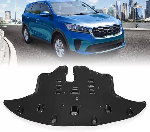 Front Engine Splash Shield for Kia Sorento 2016 2017 2018 2019 2020 EX LX S SX SX Limited Under Cover Guard with Aluminum Pad Replaces 29110C6800 KI1228152 FO1228126 29110C6500 KI1228155 in Kuwait