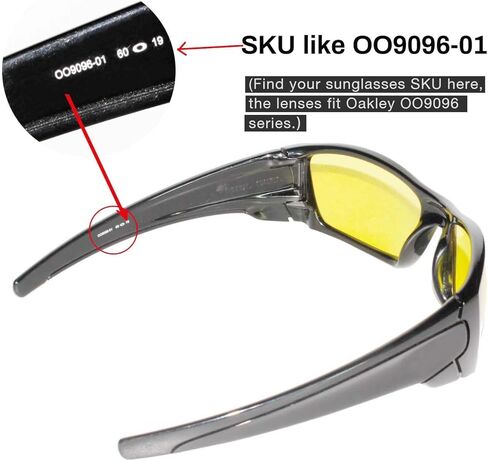 زوجان من العدسات البديلة لنظارات Oakley Fuel Cell (سلسلة OO9096). in Kuwait