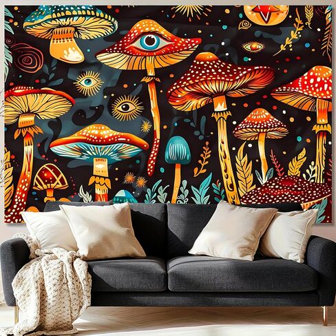 KKYEJLQYI Magic Treehouse Forest Tapestry 79 x 59 Inches - Polyester Wall Hanging - for Bedroom Dorm Living Room Decor(Enchanted Forest Arch) in Saudi Arabia