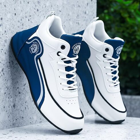 Men's Large-Sized Casual Sports Shoes - Shock-Absorbing, Breathable, Anti-Slip, Durable, Thick Sole, Fashionable and Versatile, Suitable for Outdoor Running and Daily Activities. in Saudi Arabia