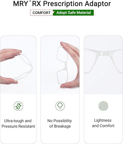 Mryok Rx إدراج محول بصري/Rx حامل عدسات طبية متوافق مع Oakley Stunt Devil OO9517 / Stunt Devil S OO9518 - شفاف in Saudi Arabia