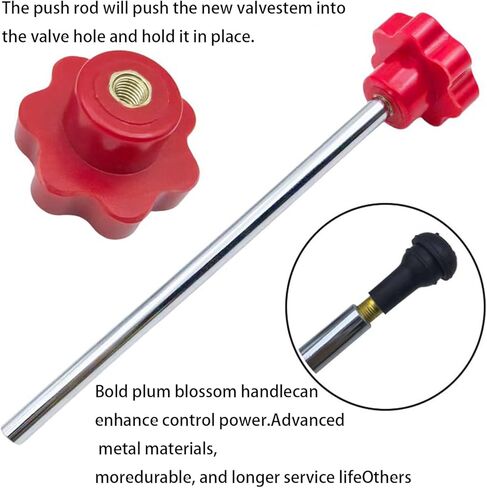 Quick Change Tire Valve Core Tool Kit - for Car, Truck, SUV, ATV, Motorcycle - Fits 11.3mm Rim Holes - Replace Valve Stems (TR413) in Saudi Arabia