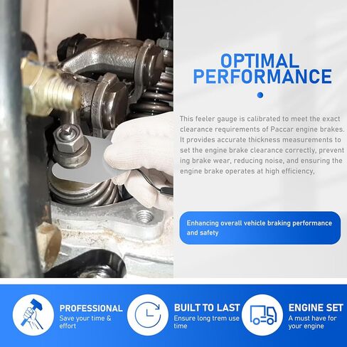 Replace Part for 2124332 Engine Brake Feeler Gauge Tool Compatible with PACCAR 0.7mm/0.028 Inch Engine Brake Adjustment Tool in Saudi Arabia