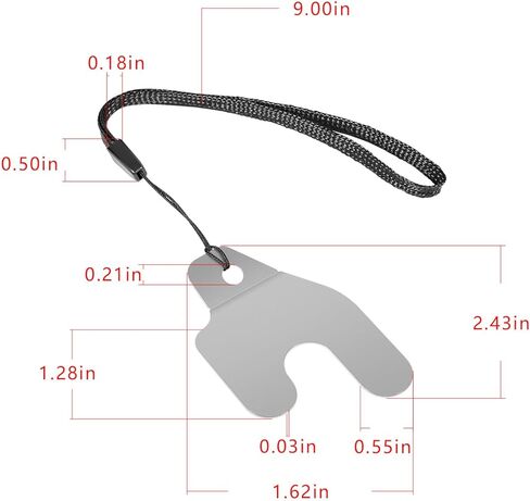 Replace Part for 2124332 Engine Brake Feeler Gauge Tool Compatible with PACCAR 0.7mm/0.028 Inch Engine Brake Adjustment Tool in Saudi Arabia
