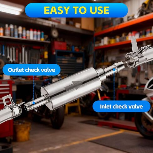 2 Sets Brake Bleeder Hose Kit with One-Way Valve&Metal Clamp | Air-Free Hydraulic Bleeding Tool for Car, Motorcycle&Clutch in Saudi Arabia