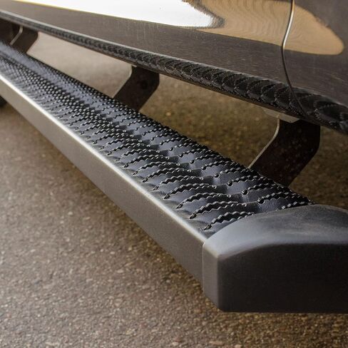 ARIES 2559046 SlimGrip 5" x 88" Black Aluminum Running Boards, Fits Select Chevrolet Silverado, GMC Sierra in Saudi Arabia