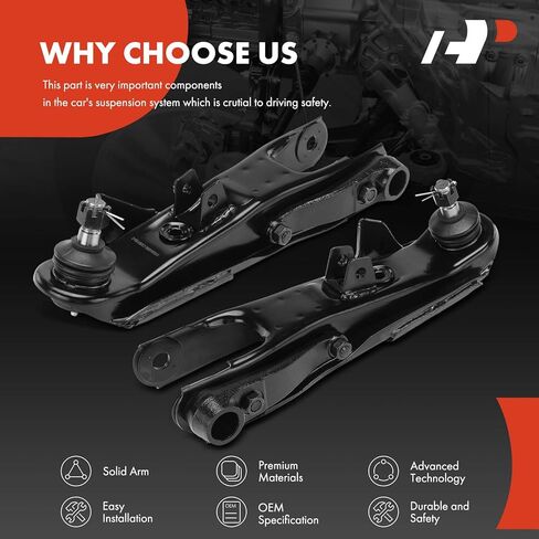 A-Premium 2 x Front Lower Control Arms, with Ball Joint, Compatible with Nissan Frontier 1998-2004 in Saudi Arabia