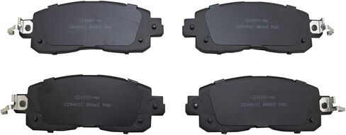 Front and Rear Brake Pad Set Ceramic Hardware Compatible with 2013-2017 Nissan Altima 2014-2017 Leaf in Saudi Arabia