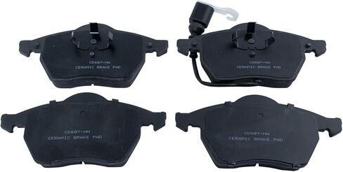 Front and Rear Ceramic Brake Pad Set Compatible with 2005-06 Audi TT Quattro L4 1.8L 2000-04 Audi TT with Electronic Wear Sensor 2000-05 Volkswagen Beetle L4 1.8L in Saudi Arabia