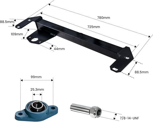 طقم مثبت صندوق تروس التوجيه من maxpeedingrods لسيارة دودج رام 1500 2500 1994-2002، قضيب دعامة التوجيه، مثبت تمايل الموت in Saudi Arabia
