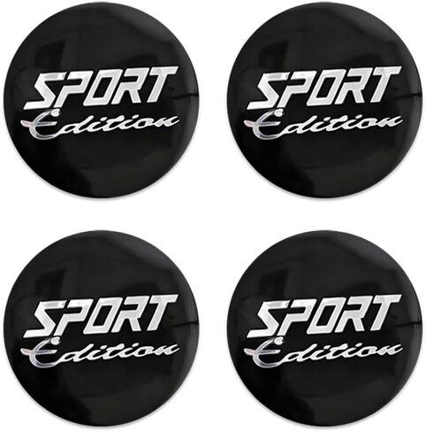 4PCS American Flag Car Wheel Hub Center Cap Sticker, 56mm 2.2" USA Flag Rustproof Vehicle Rim Hub Center Cover, Auto Exterior Decal, Universal for Most Vehicles (Style2 in Saudi Arabia