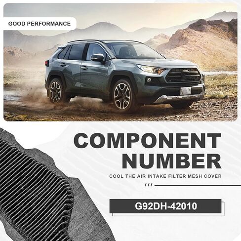 2Pcs HV Battery Cooling Air Intake Filter Screen #G92DH-42010 Engine Cabin Air Filter Compatible with 2019-2024 Toyota RAV4 Hybrid Venza Prime in Saudi Arabia