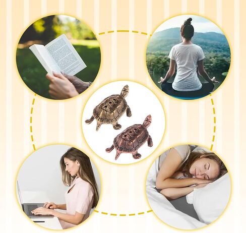 1 PSC Golden Coin Turtle Incense Holder for Cones & Sticks, Incense Burner Holder Decor for Home, Office, Yoga, Meditation, Spa Incense Holder Cone in Kuwait