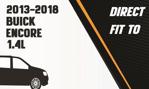 العادم الشمالي الشرقي | الفولاذ المقاوم للصدأ - ماسورة العادم الأمامية متوافقة مع Buick Encore 2013-2018 1.4L | قطع غيار السيارات | تتضمن جوانات مجانية in Saudi Arabia