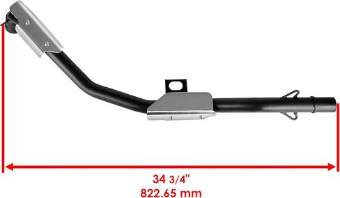 Caltric Exhaust Muffler Pipe Compatible with Polaris Sportsman 500 4x4 1996-2000/1260716-029 1260716-489 in Saudi Arabia