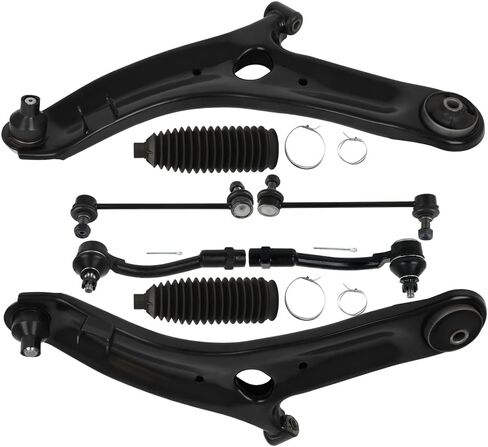 ALEGE Front Lower Control Arm 8pcs Suspension Kit Fit for 2010-2013 for Kia Soul with Ball Joint Tie Rod End Sway Bar Link in Saudi Arabia