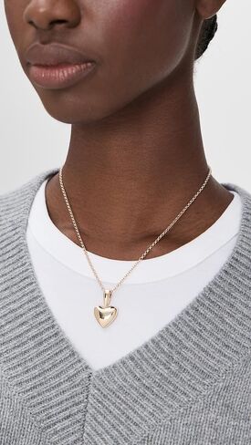 Annika Inez Women's Voluptuous Heart Necklace in Saudi Arabia