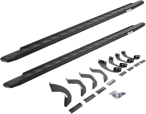 لوحات الجري والأقواس Go Rhino RB30 | الفولاذ المجلفن، طلاء بطانة السرير الواقي | 69643687ت | يناسب 2022-2024 تويوتا تندرا كرو ماكس بيك اب in Saudi Arabia