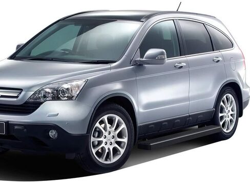 HD Ridez Stainless Steel Running Board 5in Black Compatible with Honda CRV 2002-2006 (Nerf Bar Side Steps Side Bars) in Saudi Arabia