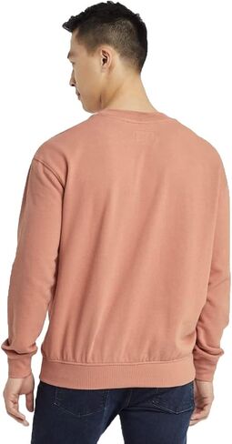 Goodfellow & Co Men's Crewneck Pullover Sweatshirt - (Medium, Apricot Orange) in Kuwait