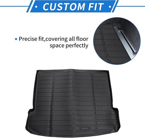 Rear Trunk Mat for Vinfast VF8 2023 2024 2025 Upgrade TPE Cargo Liner Replacement for Vinfast VF8 Non Slip Cargo Mat Trunk Protector in Saudi Arabia