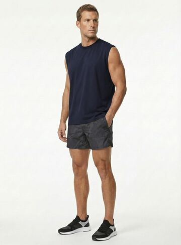 Men's Sleeveless Muscle Shirts Workout Tank Tops Cotton Tank Undershirts in Saudi Arabia