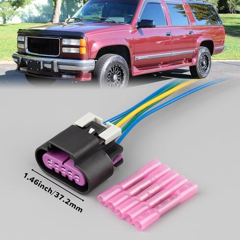 Rear Tail Light Lamp Connector Pigtail Plug Fit for Chevy GMC Isuzu Replace 88953146 15355207 116687 PT1555 PT-1555 in Saudi Arabia