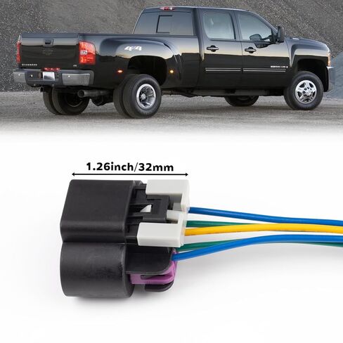 Rear Tail Light Lamp Connector Pigtail Plug Fit for Chevy GMC Isuzu Replace 88953146 15355207 116687 PT1555 PT-1555 in Saudi Arabia