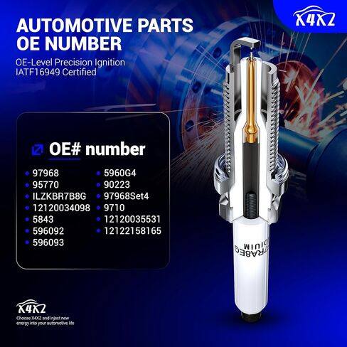 4PCS 97968 Double Iridium Spark Plugs Compatible with 2007-2015 Mini Cooper, 2011-2016 Mini Cooper Countryman, 2013-2016 Mini Cooper Paceman Replace# 95770 ILZKBR7B8G in Saudi Arabia