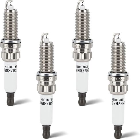 4PCS 97968 Double Iridium Spark Plugs Compatible with 2007-2015 Mini Cooper, 2011-2016 Mini Cooper Countryman, 2013-2016 Mini Cooper Paceman Replace# 95770 ILZKBR7B8G in Saudi Arabia