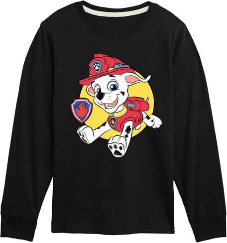 HYBRID APPAREL - Paw Patrol - Marshall Sketch - تي شيرت برسومات طويلة الأكمام للأطفال والشباب in Saudi Arabia