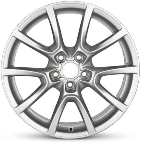 عجلة ألومنيوم بديلة جديدة مقاس 18x8 بوصة OEM مباشرة لسيارة Audi Q5 2009-2017 5-112 مللي متر حافة فضية 18 بوصة 8R0601025C in Saudi Arabia