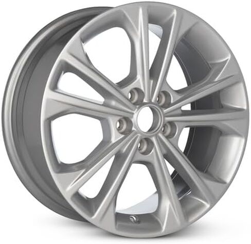 عجلة ألومنيوم بديلة جديدة مقاس 17 × 7.5 بوصة OEM لـ 2017-2019 Ford Escape 5-108 مللي متر فضي 17 بوصة حافة GJ5Z1007D in Saudi Arabia