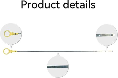 1 Pcs Engine Oil Dipstick Replace 8E5Z6750C Compatible with Ford Escape 2009-2012 Fusion 2010-2012 Compatible with Lincoln MKZ 2011-2012 in Kuwait