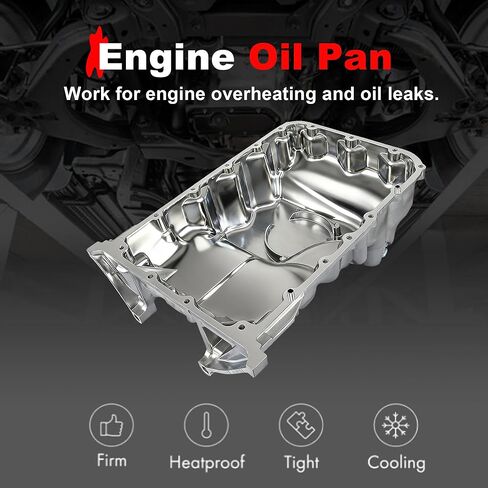 حوض زيت المحرك مع قابس تصريف متوافق مع Honda Accord 2003-2007 Odyssey 2005-2006 Pilot 2005 Acura TL 2004-2006 استبدال 264-379، 11200RDAA00 in Saudi Arabia