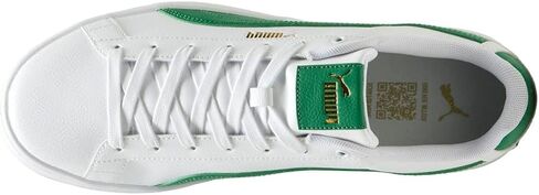 PUMA Mens Court Classico Lace Up Sneakers Shoes Casual - White in Saudi Arabia