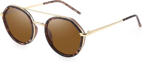 نظارات شمسية ريترو متشابكة خالية من التشابك للنساء بإطار دائري عصري 2026 ظلال سيدة مصممة أزياء in Kuwait