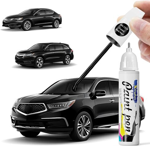 NH731P Crystal Black Car Touch Up Paint Compatible with Acura, Car Paint Scratch Repair for ILX MDX RDX RLX TLX in Saudi Arabia