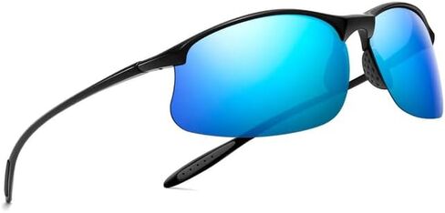 SUNGAIT Sports Sunglasses Ultra-light Rimless Polarized Sun Glasses for Men UV400 Protection Fishing Running Cycling Driving in Saudi Arabia