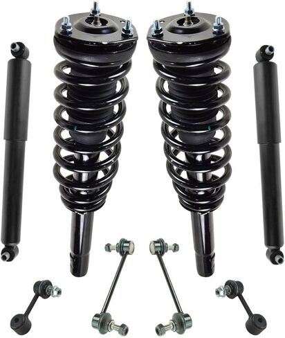 Front Rear Complete Loaded Strut Shock Sway Bar Kit Set 8pc for Ford for Lincoln for MKZ 3.5L 2010-2012 527-01766R 172596 in Kuwait