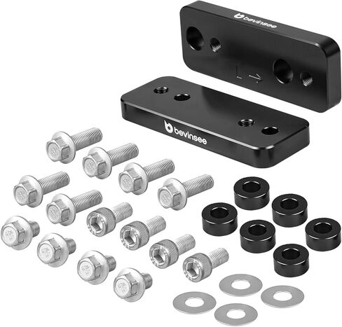 Bevinsee Front Sway Bar Relocation Kits Compatible with Toyota 4Runner 2010-2024, FJ Cruiser 2010-2014, Replaced 48824-60190, Aluminium Black in Saudi Arabia