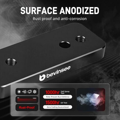 مجموعات نقل شريط Sway الأمامي من Bevinsee متوافقة مع Toyota 4Runner 2010-2024، FJ Cruiser 2010-2014، تم استبدالها 48824-60190، الألومنيوم الأسود in Kuwait