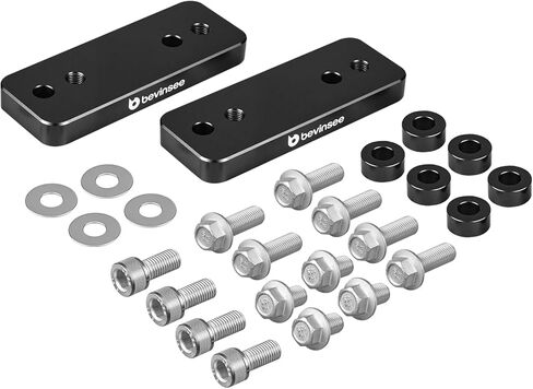 مجموعات نقل شريط Sway الأمامي من Bevinsee متوافقة مع Toyota 4Runner 2010-2024، FJ Cruiser 2010-2014، تم استبدالها 48824-60190، الألومنيوم الأسود in Kuwait